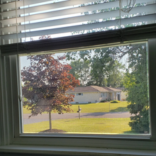 Load image into Gallery viewer, 2" Horizontal Blinds (Applies to Exterior, Provides 1-Way Vision for Daytime Privacy)