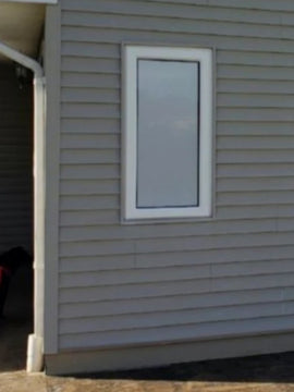 Plain White (Applies to Exterior, Provides 1-Way Vision)