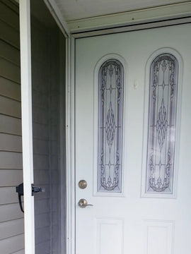 Stained Glass (Applies to Exterior, Provides 1-Way Vision for Daytime Privacy)