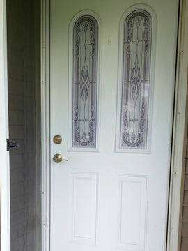 Stained Glass (Applies to Exterior, Provides 1-Way Vision for Daytime Privacy)